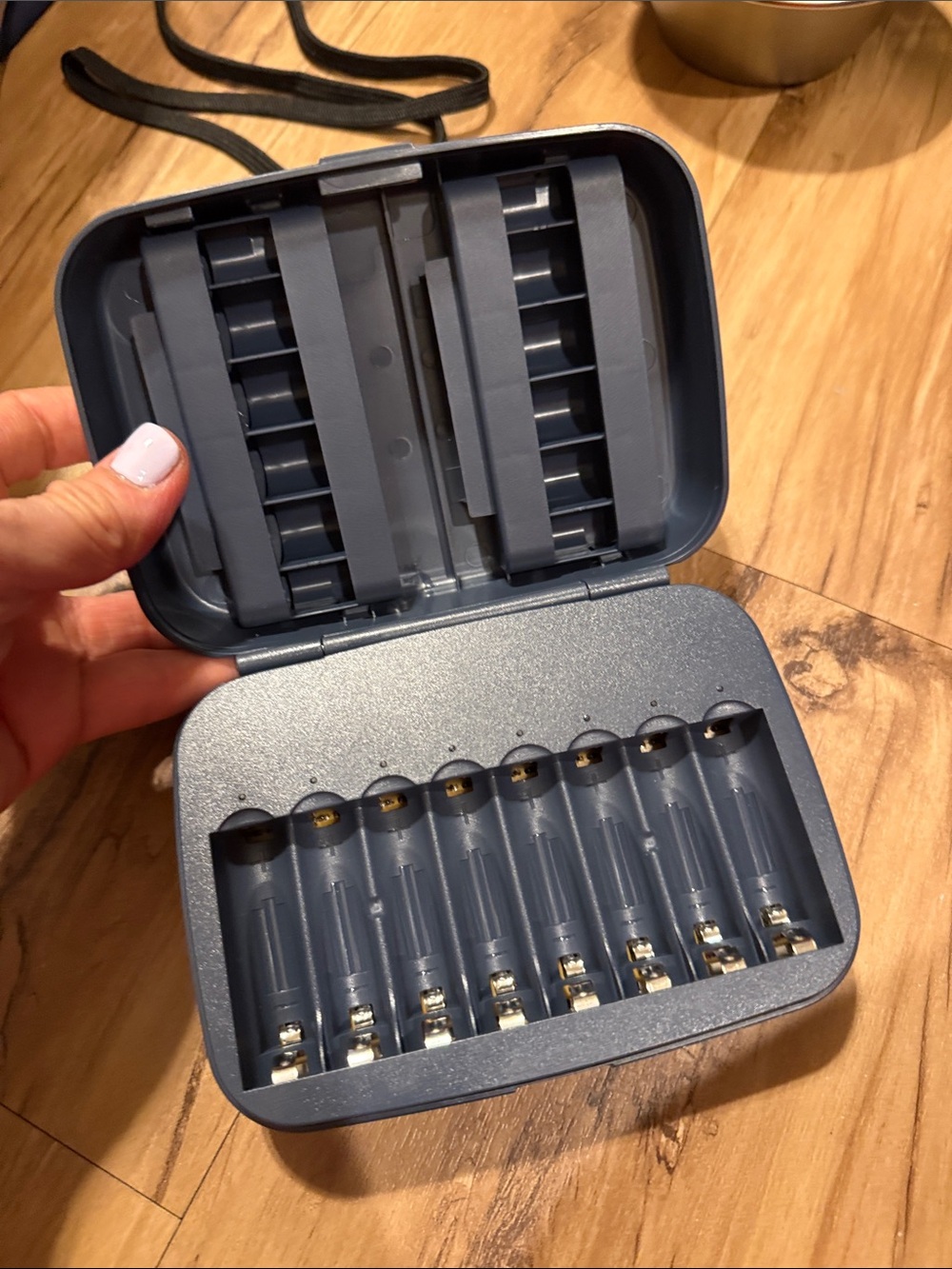 IKEA Battery Charger in Slate Gray-Blue